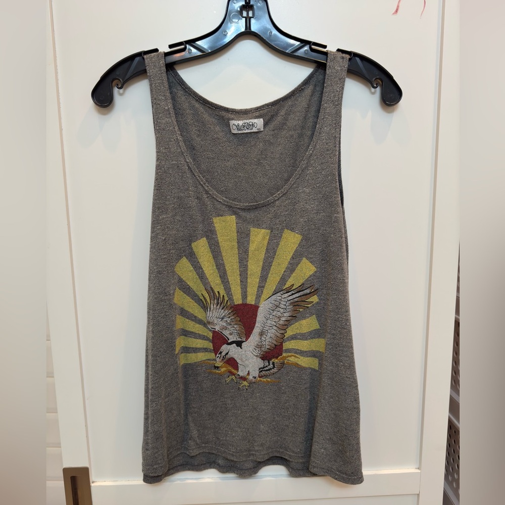 Lauren Moshi Heather Gray Tank Top